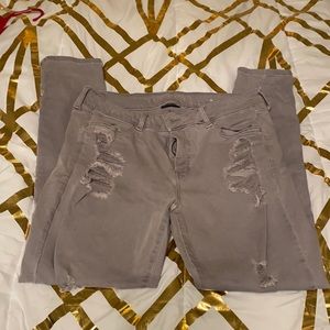 Gray American Eagle Jeans